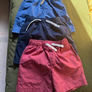Crewcuts boy's tech drawstring dock shorts (bundle)